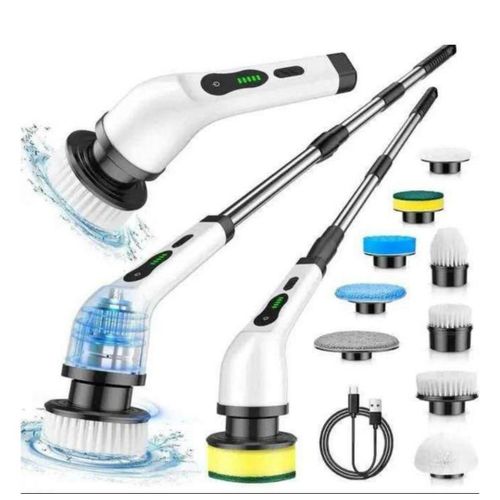 Brosse  Puissante de Nettoyage Profonde Electrique sans fil à 9 têtes en 1 Rechargeable